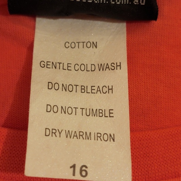 Yijan Australia Fire Water Dreaming T-Shirt Size AU 16 Large Pink Graphic NWOT - Picture 7 of 7